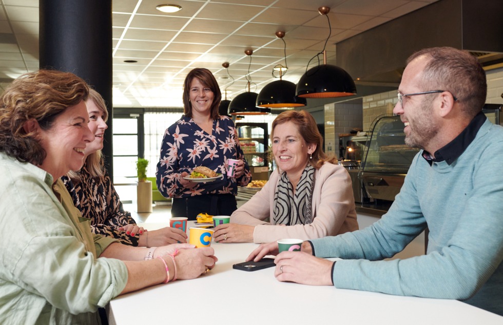 Koffiemoment Werken bij Curio