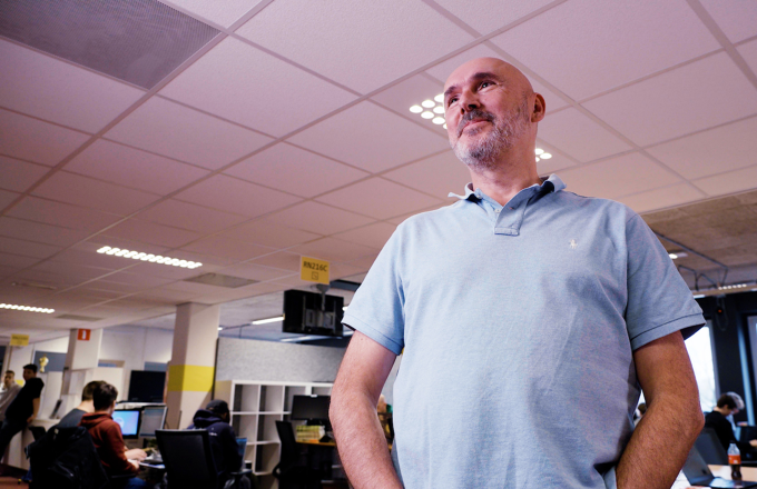 Portret: Vincent Hooft - docent ICT